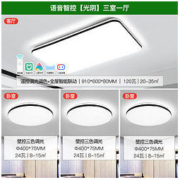 31日20点：NVC Lighting 雷士照明 光阴系列 led智控客厅灯 三室一厅