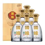 【国庆节送礼】【整箱赠豪礼】今世缘白酒 国缘对开 双开 婚宴喜酒 2开粮食酒水 高度42度 550ml*6整箱装