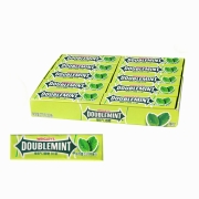 绿箭（DOUBLEMINT）口香糖 原味薄荷5片装*20条 办公室休闲零食  方便携带