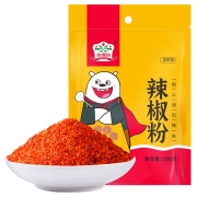 吉得利  辣椒粉 100g 袋装 特辣辣椒面 烧烤干碟香辣蘸料干料
