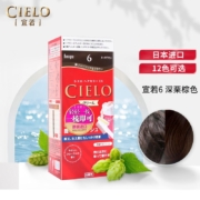 宣若（CIELO）宣若染发霜 80g（深栗棕色6）日本进口染发剂染发膏 卷发专用时尚彩染 一按一抹方便快捷