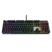 ROG 玩家国度 游侠 RX 104键 有线机械键盘 黑色 ROG光学红轴 RGB