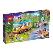 LEGO 乐高 好朋友系列 41681 森林野营车和帆船