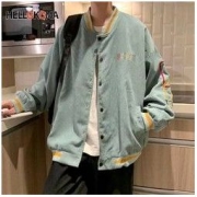 HELLOKOMA HELLO KOMA2022新款春秋宽松棒球服时尚潮流宽松百搭学生夹克外套