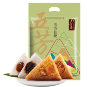 软糯口感！五芳斋 五芳佳悦 粽子 1000g（6个肉4个甜）