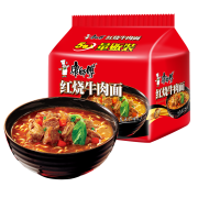 康师傅 红烧牛肉面 104g*5包