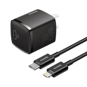 京东特价APP：BASEUS 倍思 CCXFK20C 手机充电器 PD20W快充套装