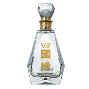 今世缘 国缘V3 幽雅醇厚型白酒 40.9度 500ml 单瓶装（赠礼品袋）