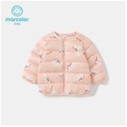 MarColor 马卡乐 童装秋冬新女童宝宝萌趣图案保暖舒适柔软羽绒服