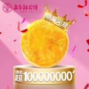 嘉华 鲜花饼 经典玫瑰饼原味10枚便携袋500g 云南特色糕点休闲零食 家庭实惠装