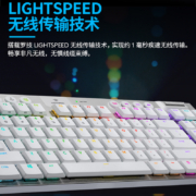 罗技（G） G913TKL 无线蓝牙有线三模机械键盘 疾速矮轴游戏键盘RGB炫光 电脑电竞吃鸡 G913TKL白-T轴