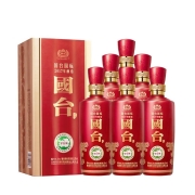 京东特价APP、PLUS会员：GUOTAI 国台 国标 2017年 53%vol 酱香型白酒 500ml*6瓶