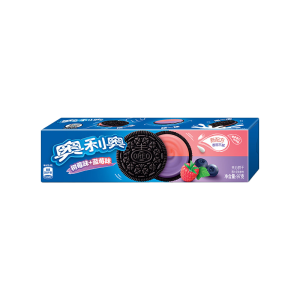 有券的上：奥利奥（Oreo） 缤纷双果味夹心饼干  蓝莓味+树莓味  97g*2