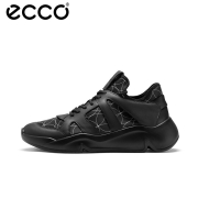 ECCO爱步老爹鞋男七宝拼接运动休闲鞋潮 潮趣520164 黑色52016451094 41