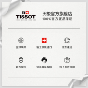 【天梭官方旗舰店】 瑞士天梭(TISSOT)手表力洛克系列时尚自动机械女表 银盘钢带  T006.207.11.038.00