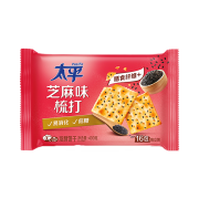 有劵的上：太平 苏打饼干 芝麻味  400g