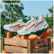 SKECHERS 斯凯奇 女鞋CARROTS胡萝卜鞋2022夏休闲运动闪电老爹熊猫鞋