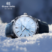 【当家花旦】GrandSeiko冠蓝狮大精工gs信州蓝雪花男女表SBGA407G