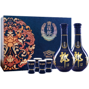 PLUS会员：LANGJIU 郎酒 青花郎酒 天宝洞藏 陈酿 53%vol 酱香型白酒 500ml*2瓶 礼盒装