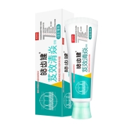 天猫u先：皓齿健  芨效清焱牙膏  绿茶薄荷味 65g