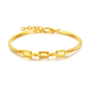 CHJ JEWELLERY 潮宏基 女士足金手镯 约8.05g CD0001247800