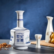 金徽 世纪金徽五星 浓香型白酒 52度 500ml 单瓶装