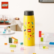 乐高（LEGO）糖果玩具480ml 316不锈钢保温杯儿童大容量便携真空水杯黄色学生生日礼物杯子169元