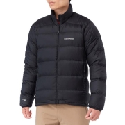 秋冬新款日本montbell蒙贝欧男士户外超轻保暖800蓬羽绒服外套 BK/1101608 L
