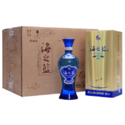 【保价11.11】洋河蓝色经典 海之蓝 42度 520ml*6瓶 整箱装白酒