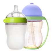 双11预售：comotomo 可么多么 宝宝奶瓶水杯礼盒 250ml+300ml +赠礼