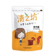 清之坊 蜜汁猪肉脯200g/袋自然片 休闲食品猪肉脯自然片肉干零食小吃 靖江特产