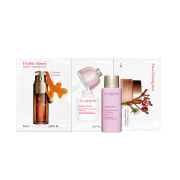 PLUS会员： CLARINS 娇韵诗 弹润透白体验装（双萃0.9ml+清透亮肤精华2ml+弹力日霜2ml+粉水10ml)