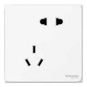 Schneider Electric 施耐德电气 皓呈系列开关插座面板 斜五孔十只装  *2件