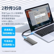 忆捷（EAGET）512GB Type-c USB3.1移动固态硬盘（PSSD）M1 读速高达500MB/s 仅重50g兼容MAC只换不修