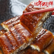 恋食记 日式蒲烧鳗鱼蒲烧鲜活即食寿司材料食材烤鳗鱼饭加热海鲜料理 蒲烧鳗鱼500克（整条）