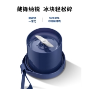 摩飞（Morphyrichards）榨汁机便携式磁吸充电迷你无线果汁机料理机随行杯MR9600蓝色