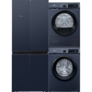 双11预售：SIEMENS 西门子 WG52A1X14W+WQ45A2D10W+KM49EA56TI 481升冰箱+10kg洗衣机+9kg烘干机 冰洗烘套装