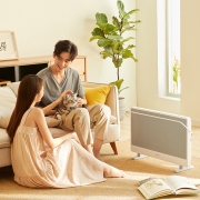 智米（SMARTMI） 智米石墨烯取暖器 恒温电暖器 带可折叠晾衣架 浴室防水新型电暖气片电暖炉 白色