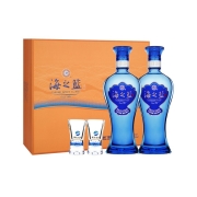 【自营时效】洋河蓝色经典 海之蓝 52度 礼盒装 480ml*2瓶 浓香型白酒