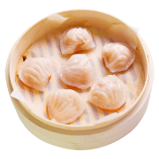 GUOLIAN 国联水产小霸龙 水晶虾饺 广式精品点心下午茶早餐  200g*6袋（共48只）