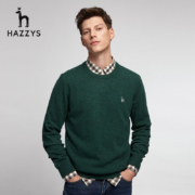双11预售、20点：HAZZYS 哈吉斯 男士羊毛衫ABYZD01DD21