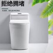尊驰（ZUNCHI） 卫浴马桶喷射虹吸大冲力大口径节水坐便器普通家用缓降盖板连体座便器抽水马桶 【经典白色】喷射虹吸超大冲力-300/400坑距