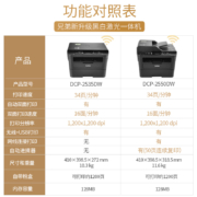 兄弟（brother） 2535DW无线双面黑白激光打印机复印扫描一体机家用可加粉办公 咨询享1499》2535dw无线双面可加粉