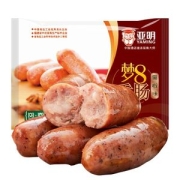 亚明 纯肉热狗肠 500g*2袋 共20根 90%猪肉含量