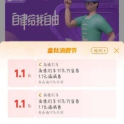 支付宝 金秋消费节 搜索鼎信充值领打车券