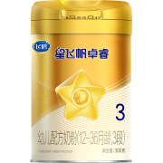 飞鹤星飞帆卓睿3段12-36个月幼儿配方奶粉听装300g*1听