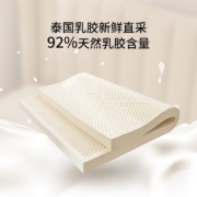 京东京造 梦享系列泰国进口天然乳胶床垫92%天然乳胶含量可折叠榻榻米床垫透气健康防螨 120x200x5cm