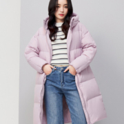 限2000件：雪中飞 时尚中长款女式羽绒服