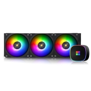 利民（Thermalright）Frozen Horizon 360 BLACK ARGB冰封雅境 支持 LGA1700 一体式水冷散热器 cpu散热器