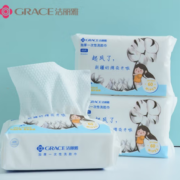 柔软亲肤！GRACE 洁丽雅 棉柔巾 60抽*4包